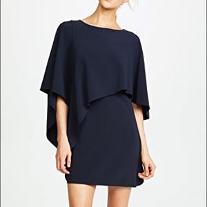 Halston Heritage Draped Dress in Dark Navy size 2